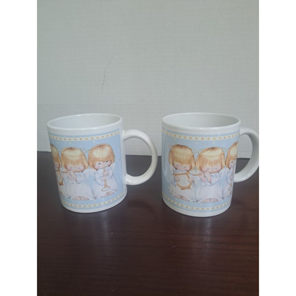 Set Of 2 Hallmark Angel Mugs